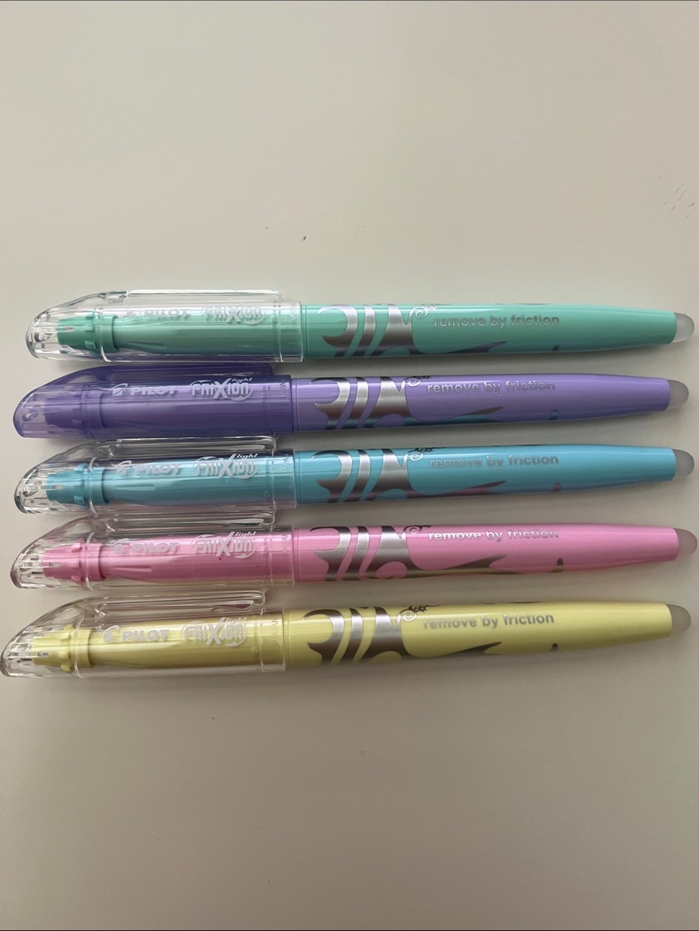 Pastel Dual-Tip Highlighter Set - Mint, Lavender, Aqua, Pink, Lemon